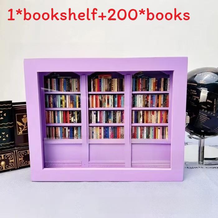 Деревянная полка для книг от тревожности Креативный подарок для релаксации и декора дома