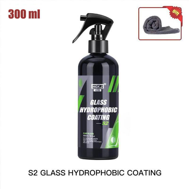 HGKJ S2 антидождь для автомобилей, стекло, водоотталкивающий спрей, долговечное керамическое наногидрофобное защитное покрытие для лобового стекла
