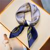 70 * 70cm New Silk Small Square Scarf For Women'S Neck Protection Professional Scarf Versatile Hair Tie Headscarf Scarf