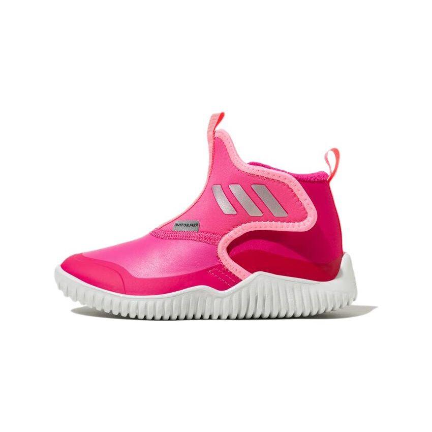 Adidas Rapidazen Slip-On Comfortable Versatile Mid-Top Kids Casual Shoes Kids Casual Shoes Pink GX7129