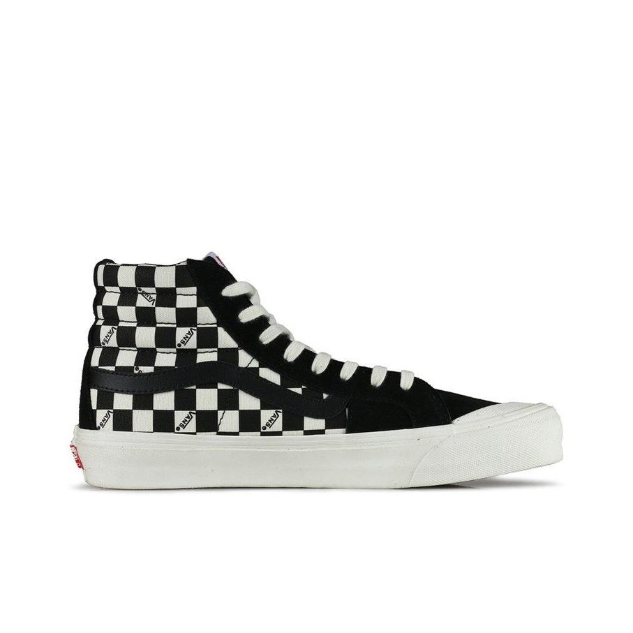Vans Стиль 138 Удобные Универсальные Высокие Кеды для Скейтборда Унисекс Кроссовки Черно-Белые VN0A3DP9VQA1