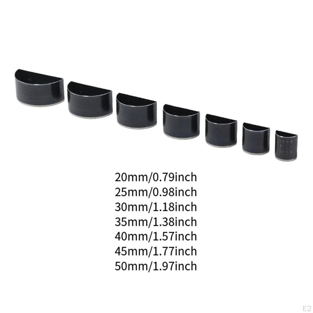 7 штук Кожаный вырубной штамп Разные размеры Шаблон Инструмент для рукоделия Геометрическая форма для DIY