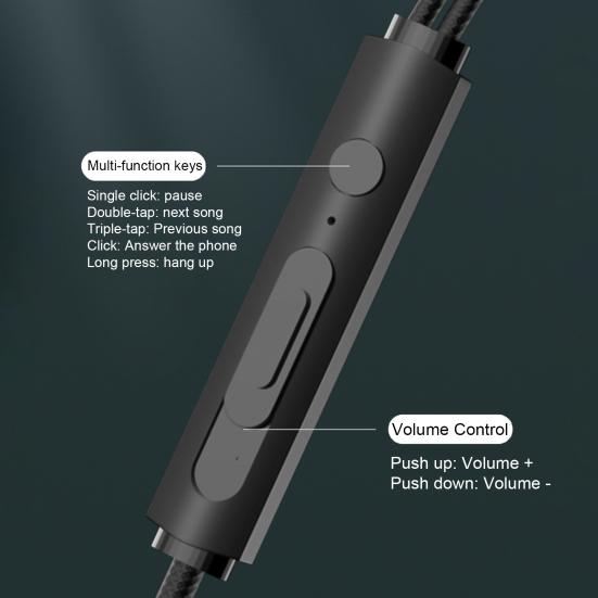 Проводные наушники Yousheng с шумоподавлением, чистый звук, спортивные наушники, проводная гарнитура-вкладыши с тяжелыми басами для OPPO, Huawei, Vivo, Xiaomi