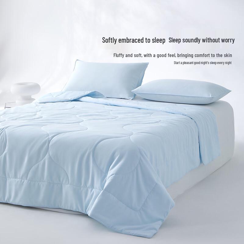 Летнее одеяло Mercury Home Textiles с семью отверстиями из дышащего волокна