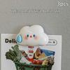 3Pcs Mini Cartoon Refrigerator Stickersuitable For Coffee Shopsconvenience Storescreative Home Decoration