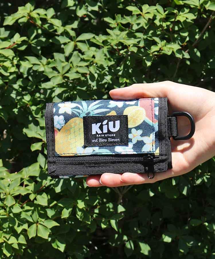 Blue Bleuet KiU Water Repellent Wallet Type A Folding Suitable for Unisex BleuBleuet - Wallet, Water-repellent, Waterproof, Commuting, School,