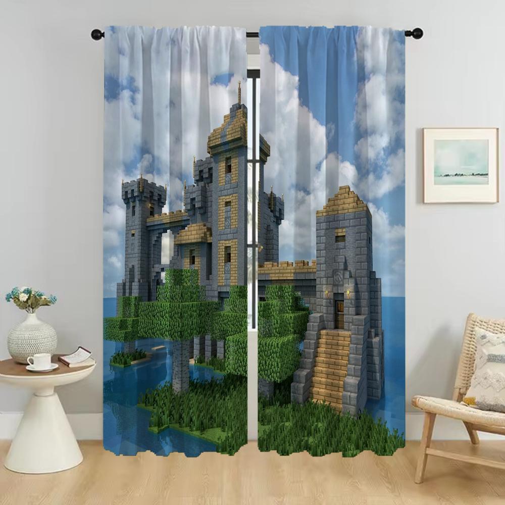 Mine-crafts Противомоскитные шторы для камеры Шторы для детской комнаты Шторы для окон в комнату 2 Панельная гостиная Современный