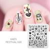 Пластина для штамповки ногтей Love Heart Image Festival 020 Трафарет для печати на ногтях Маникюрный шаблон