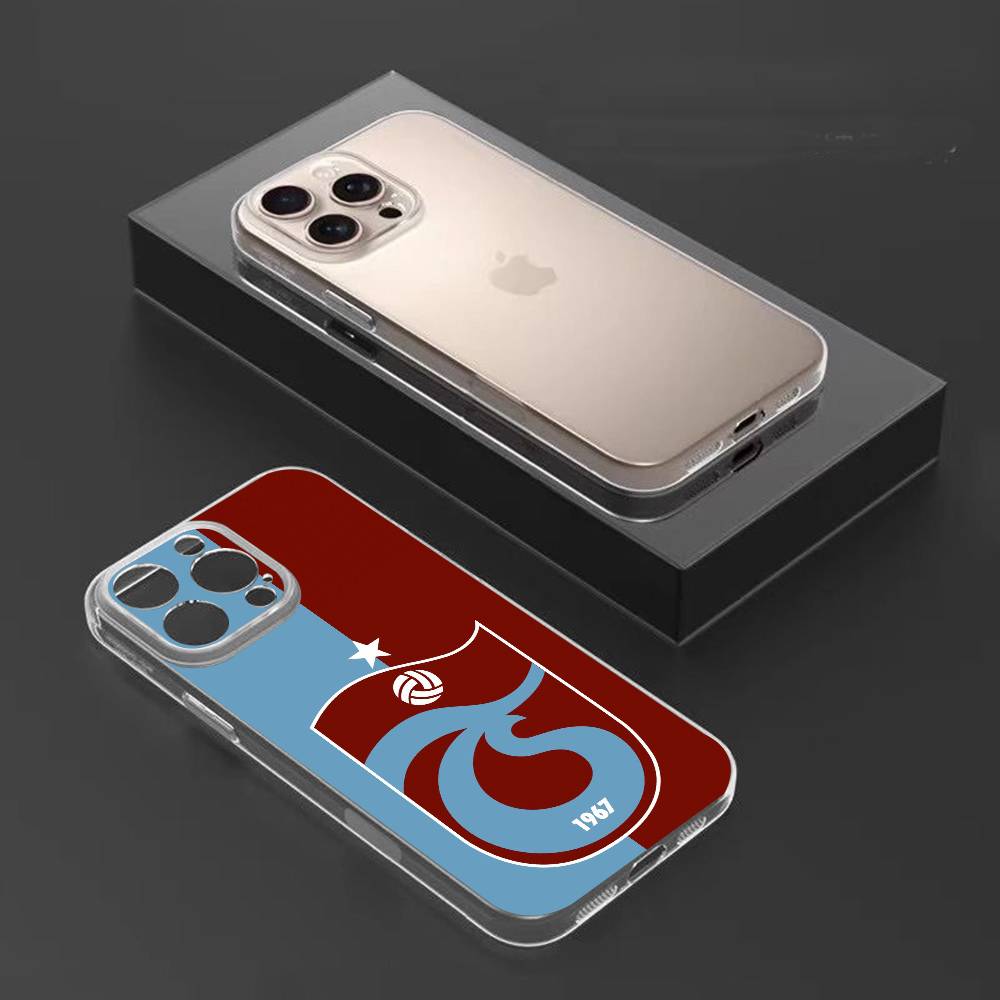 T-Turkey T-TrabzonsporS Phone Case For iPhone17,16,15,14,13,12,11 Plus,Pro Max Soft Transparent Cover