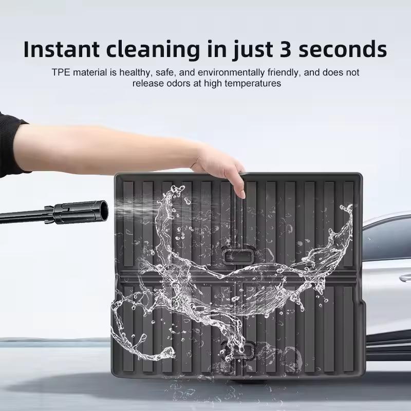 For Kia EV5 2023-2025 RHD Car Trunk Mat TPE All Weather Waterproof Non-Slip Rear Trunk Carpet Cargo Liner Floor Mats Accessories