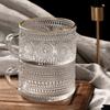 Ins Ретро прозрачная стеклянная кружка Простая чашка для воды Чашка для кофе Чашка для завтрака Чашка для молока Чашка для вина