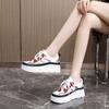 2024 Новые летние женские полые дышащие спортивные туфли белые повседневные туфли на толстой подошве женские кроссовки Zapatos De Mujer