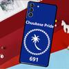 Chuuk Chuukese Pride 691 Flag Funda For Samsung Galaxy S26 S25 S24 S21 S22 S20 Ultra S9 S10 Plus S23 FE S25 FE Phone Case