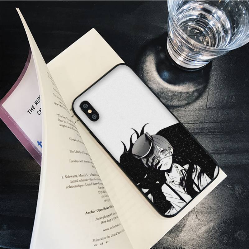 Чехол для телефона с рисунком «Черный дворецкий Себастьян Михаэлис» для iPhone 13 11 12 pro XS MAX 8 7 6 6S Plus X 5S SE 2020 XR