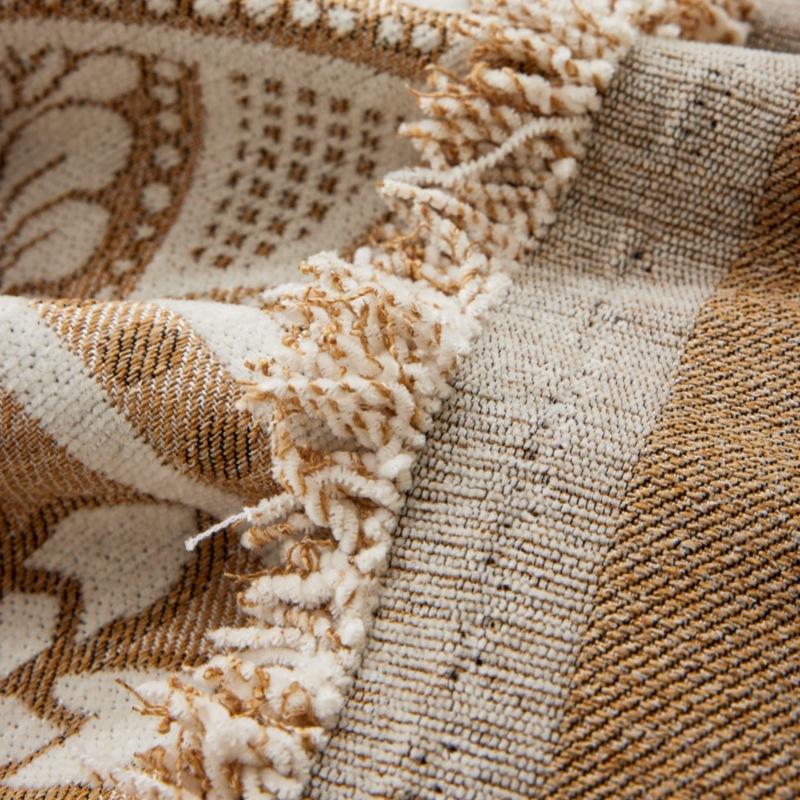 Чехол на диван с мультяшным рисунком с кисточкой, двойного назначения, одеяла, плед, коврик для пикника, универсальный декоративный