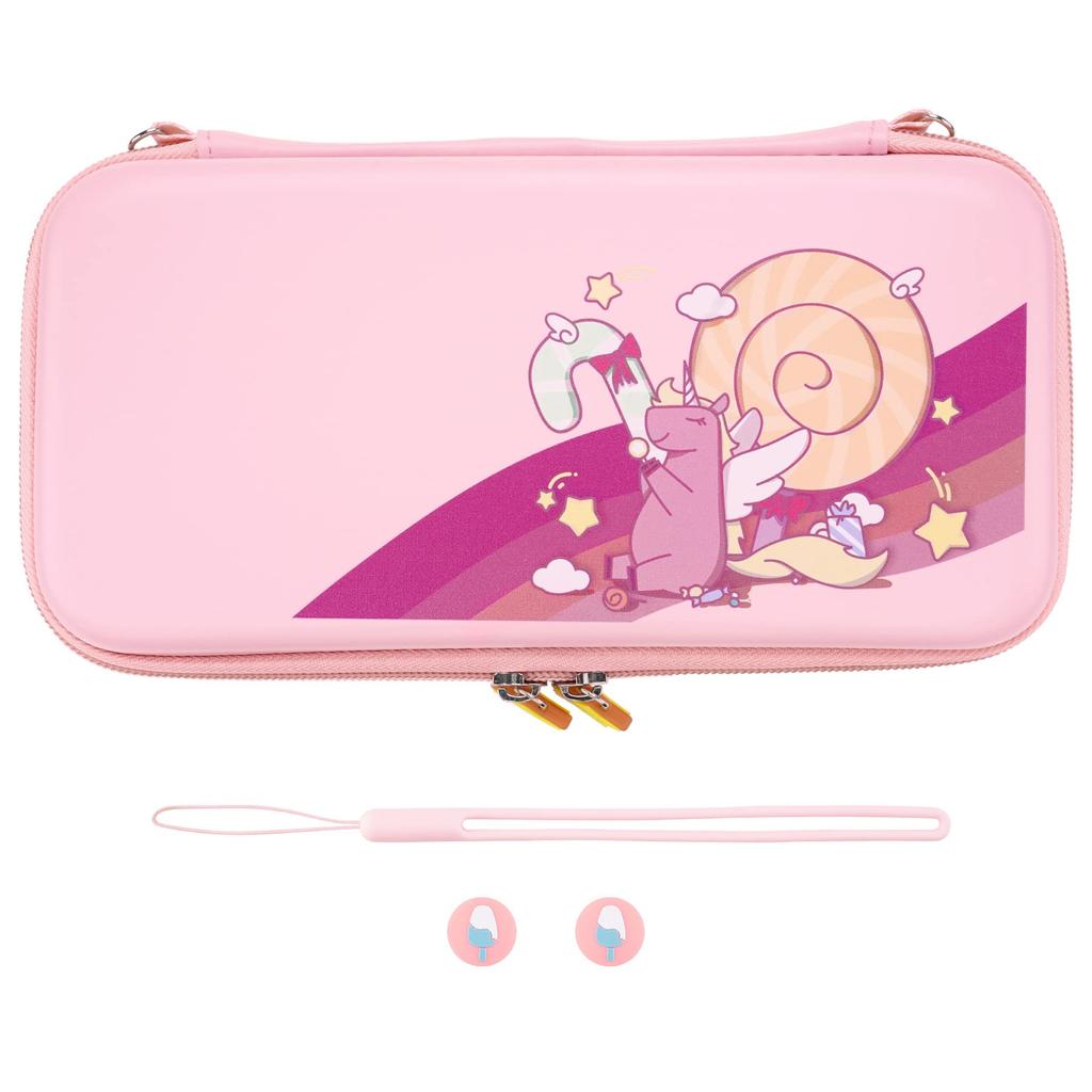 Чехол для переноски, совместимый с eXtremeRate PlayVital Switch, жесткий, портативный, с мягкой подкладкой, чехол для хранения и переноски, совместимый с Nintendo