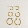 Objet213 Basic Hoop Earrings Set_01 (3 Sets)