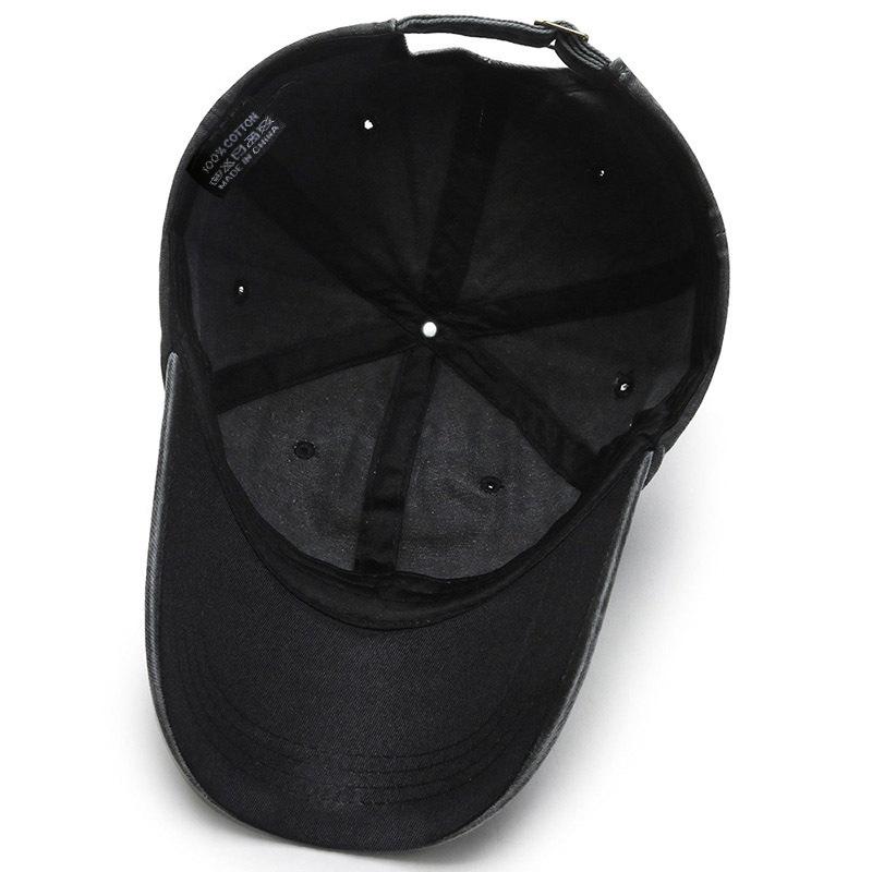 Hat Men's Korean Version Ins Retro Baseball Cap Women's Solid Color Hat Outdoor Sunshade Cap