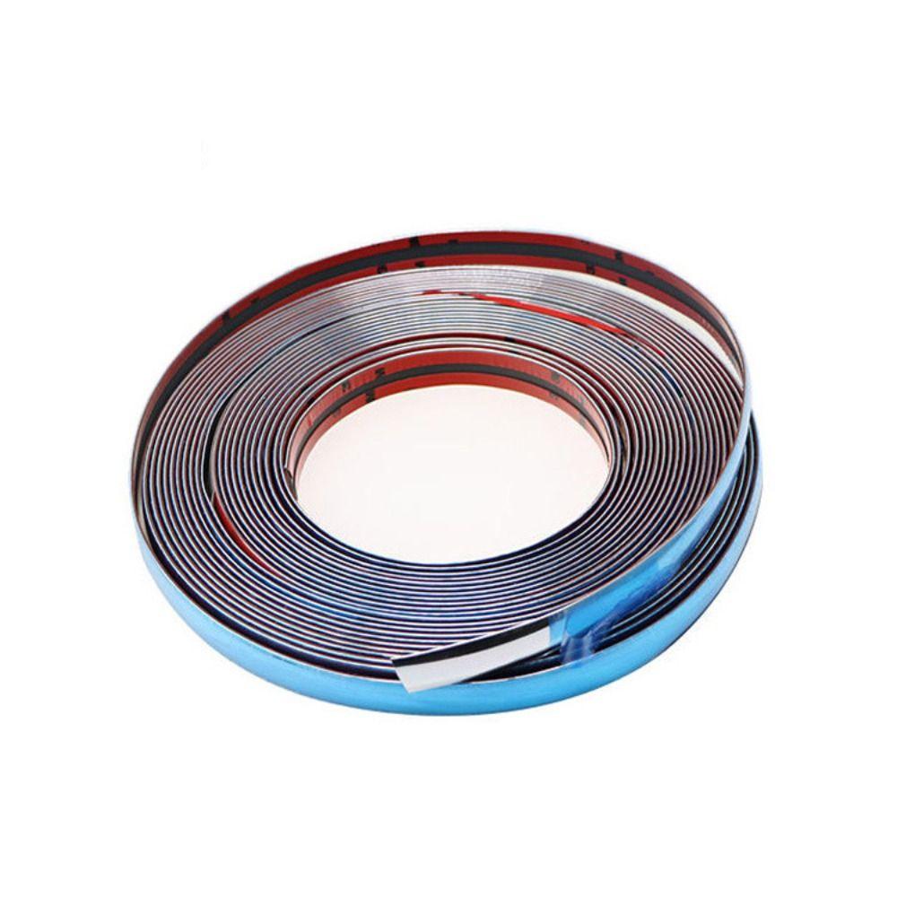 Отделка автомобиля хромированная отделка полоса автомобильная дверная защитная полоса для автомобиля защитная наклейка на бампер