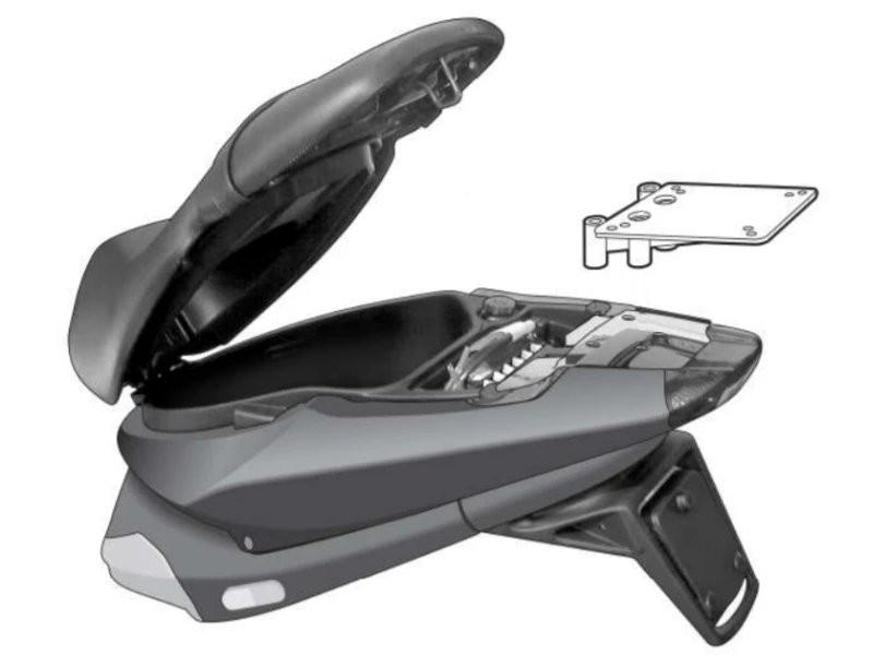 Shad topcase carrier for Suzuki GSF 600 S Bandit, GSF 600 Bandit, GSF 600 SU Bandit, GSF 600 U Bandit, GSF 1200 S Bandit
