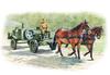 MiniArt Scale Soviet Field Kitchen with 2 Draft Horses MA35057 Plastic Model 1/35 2KP-42