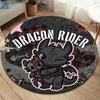 How Train Dragon Round Area Rug Carpet Rug For Living Room Bedroom Sofa Playroom Decor Nonslip Floor Mat
