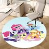 Коврик-сиденье My Little Pony Круглый ковер - Домашний декор, Ковер для дивана, Офисный коврик, Подарок для всех комнат0227b