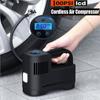 12V 100PSI Tyre Inflator Cordless Portable Compressor Digital Car Tyre Pump Preset Pressure Rechargeable Air Pump With LED Light And LCD Display