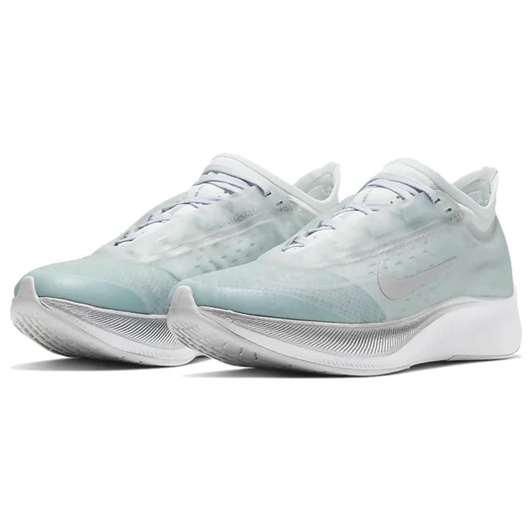 Nike Кроссовки женские Zoom Fly 3 Ocean Cube Teal Pure-Platinum White AT8241-302