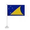 Drapeau - Tokelau - Mini Drapeau Ventouse - 20 X 30 Cm - Polyester - Impression Recto/Verso