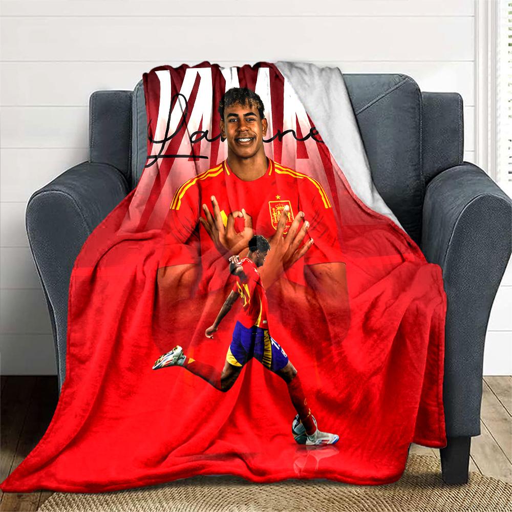 1pc Yamal5 Blanket, Gift, for Men and Women, Soft Blanket, Good for Sofa Bed Couch Travel, Lightweight Flannel Blanket