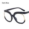 Clear Blue Ray Blocking Eyeglasses Large Glasses Frame Spectacle Frame for Women  Anti-Blue Light Trend Round Eyeglasses