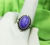 Charoite Gemstone 925 Sterling Silver Plated US SZ 5 Ring MM-R41