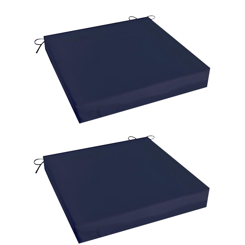 Подушки для уличных стульев : & Устойчивая к выцветанию подушка для сиденья для садовой мебели-18,5 X 16 X 3 дюйма подушки для стула на молнии подушка для садовой мебели для замены