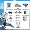 Anime Game   Eula Cosplay Costumes Uniform Halloween Costume for Women High Quality Jumpsuit Outfit Clothing Wig
