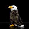Simulation Animal Bald Eagle Plush Doll Standing Whitehead Eagle Bird Plush Toys