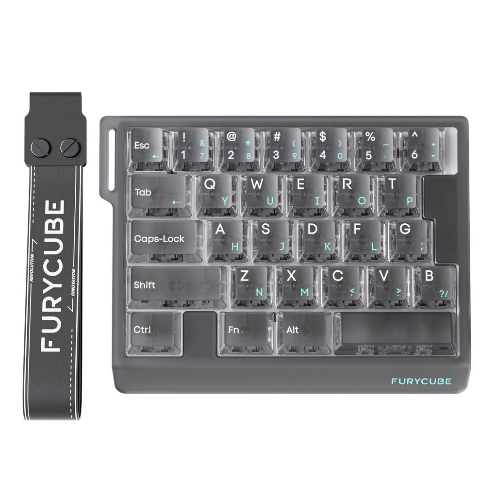 FURYCUBE M30HE Магнитная клавиатура с датчиками Холла Rapid Trigger RT 0,1 мм для Valorant CS2 Apex Игровая механическая клавиатура