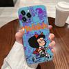 Мафальда Дисней Прозрачный чехол для телефона для iPhone 17 Pro Max 17E 11 12 13 14 15 16 Pro Max Plus 17 Air 16E 7 X Мягкий чехол Мафальда