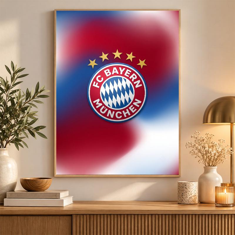 Bayern Munich Diamond Painting Kit 5D Full Drill DIY Diamond Mosaic Wall Art Home Decor