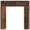 Fireplace Surround Reclaimed Wood 102 x 18 x 100.5 cm Engineered Wood