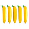 5Pcs Fun Banana Shaped Pen Retractable Ballpoint Pen Novelty Ballpoint Pen for Kid Reward Christmas Stocking Fillers