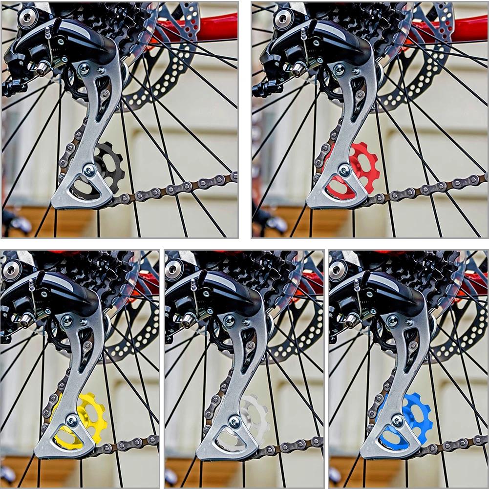 1-5 шт. Задний переключатель скоростей велосипеда Тщательное изготовление Длительный прочный ролик натяжителя 11T Велосипед Керамический подшипник Направляющий ролик