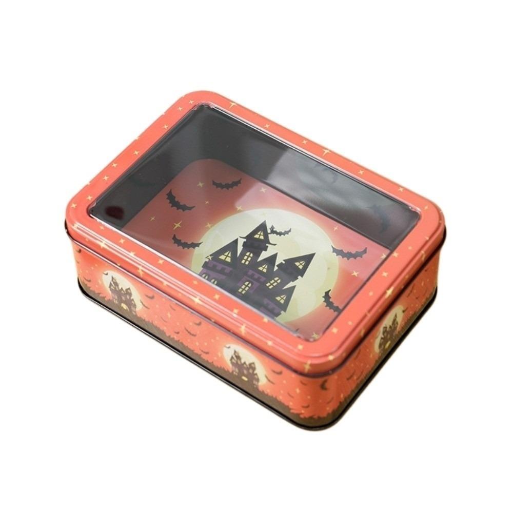 Decorative Candy Container Cartoon Mini Snack Packaging Box Halloween Tinplate Box Party Favors