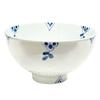 Arita Ware Tea Rice Koyo Small Flower Shinogi Rice Blue Bowl, Bowl, Hand-painted, Kiln, Design, Bowl,
