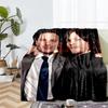 Daryl and Rick Theme Printed Blanket - Perfect for Couch, Bed, Travel & Outdoor Use | Machine Washable, Cozy & Durable.