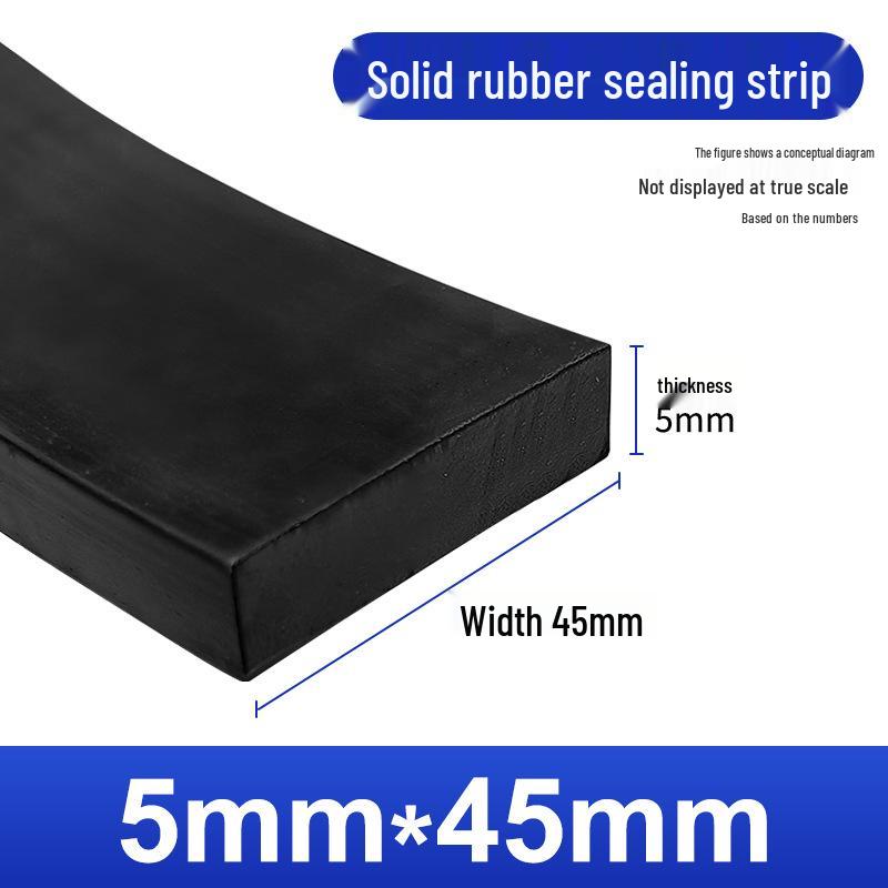 Nitrile Rubber Strip: Oil & Pressure-Resistant Shock Absorbing Glass Pad for Sealing & Joint Support