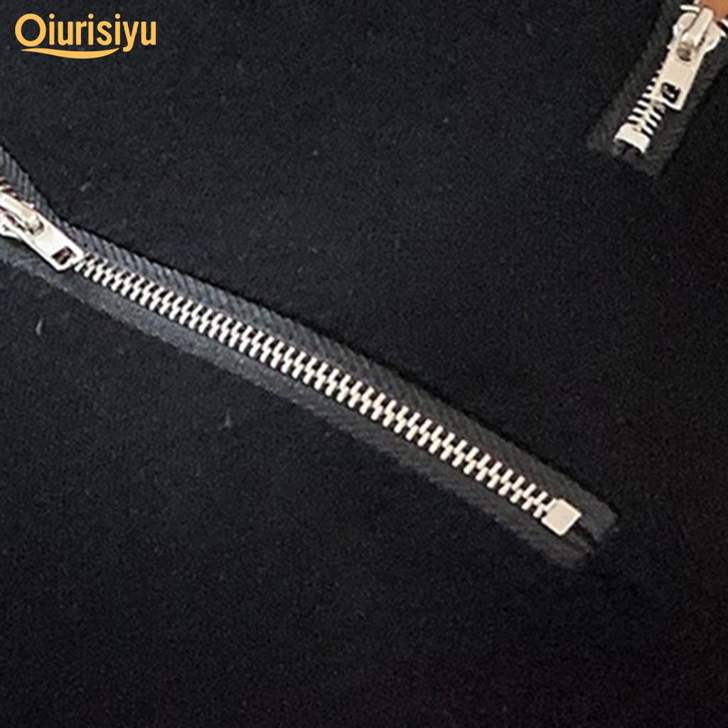 Женская тонкая блузка без бретелек с длинным рукавом и застежкой-молнией с круглым вырезом, футболка