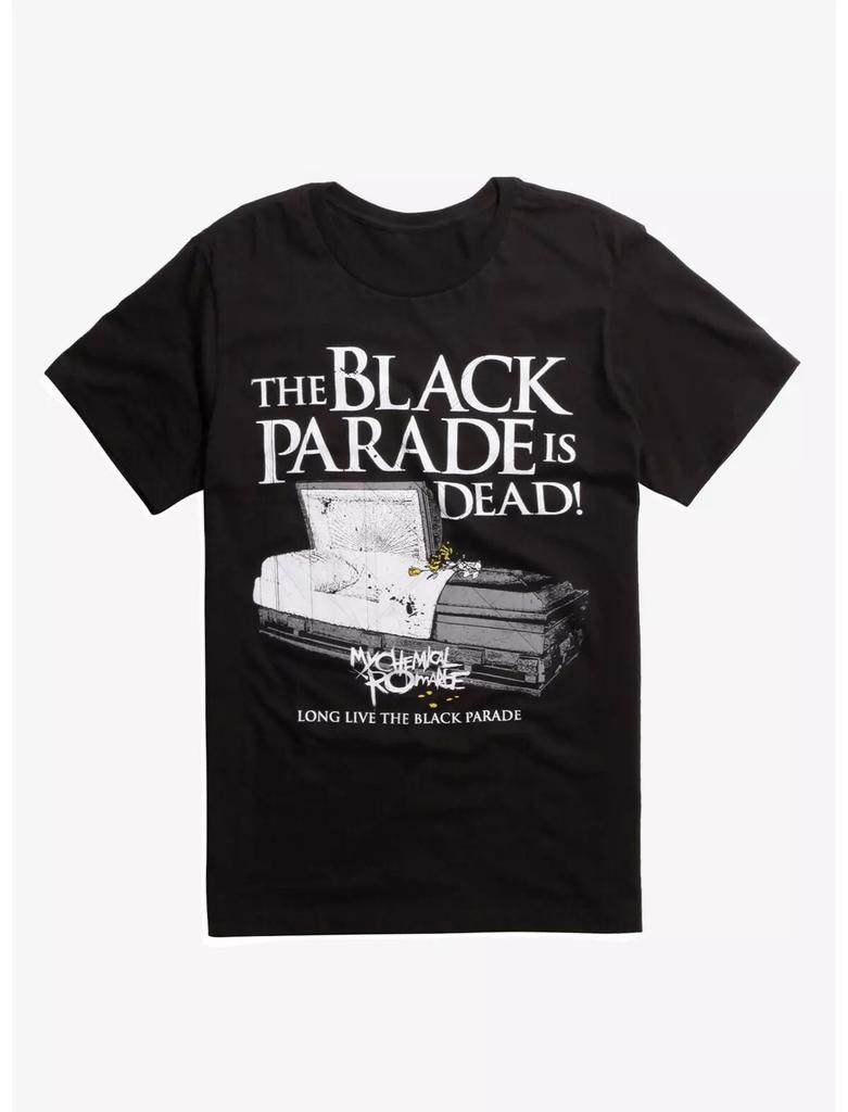 My Chemical Romance Farewell T-shirt - Coffin The Black Parade is Dead Official