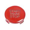 Kadeko Replacement ABS Engine Start Switch Cover Button for Alfa Romeo Julia (952)/Stelvio (Red)