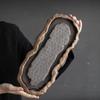 Creativity Tray Heart Sutra Tea Board Chinese Retro Pot Tray Ceramic Pot Bearing Dry Brewing Table Water Storage Type Teaware